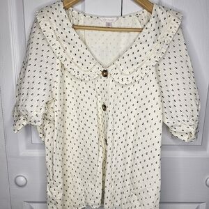 LC Lauren Conrad blouse. Size XL. NWT.